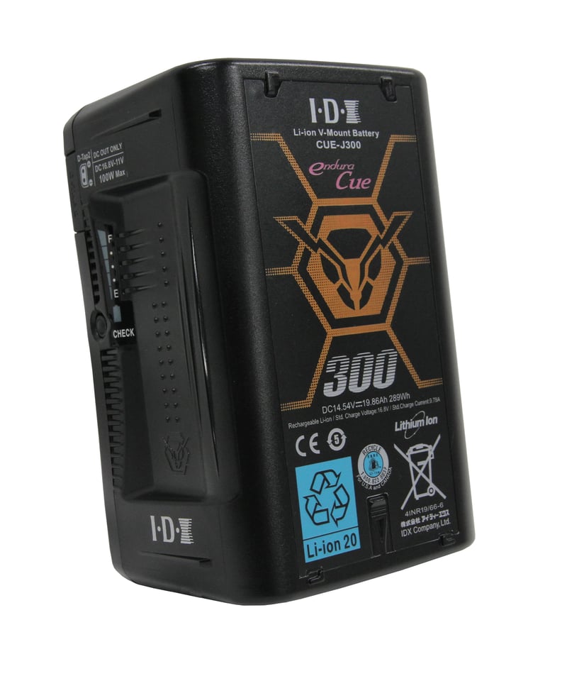 289Wh(14.54V/19.86Ah) Vマウントタイプリチウムイオンバッテリー CUE-