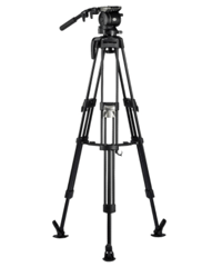 Libec HS-350MQ　完全バランスクイックロック3段アルミ三脚(ミッドスプレッダータイプ）(税込み定価￥291,500)