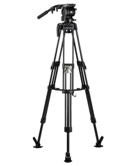 Libec HS-350MQ　完全バランスクイックロック3段アルミ三脚(ミッドスプレッダータイプ）(税込み定価￥291,500)