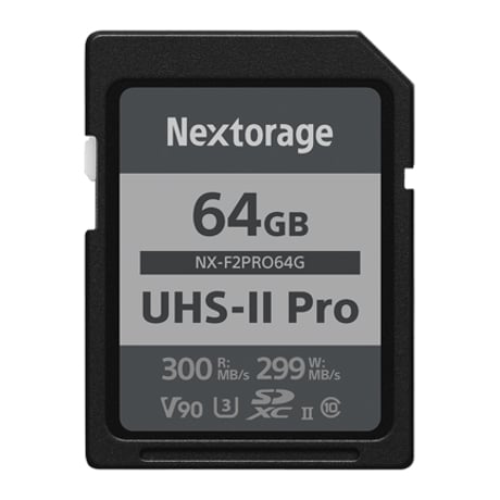 Nextorage SDXC UHS-II U3 V90 メモリーカード NX-F2PROシリーズ
