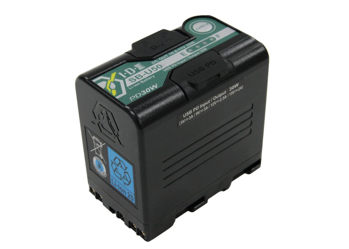 48Wh(14.4V/3.3Ah) Sony BP-U 14.4Vタイプリチウムイオン 48Wh(14.4V/3.3Ah) Sony BP-U 14.4Vタイプリチウムイオン