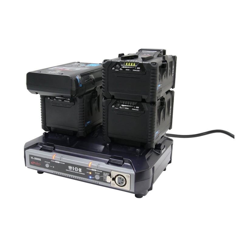 ACアダプター機能付2ch同時急速充電器 VL-2000S | アイ・ディー