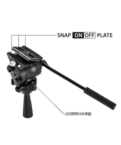 Libec　TH-V H　小型カメラ用無段階可変フリクションヘッド(税込み定価￥33,880)