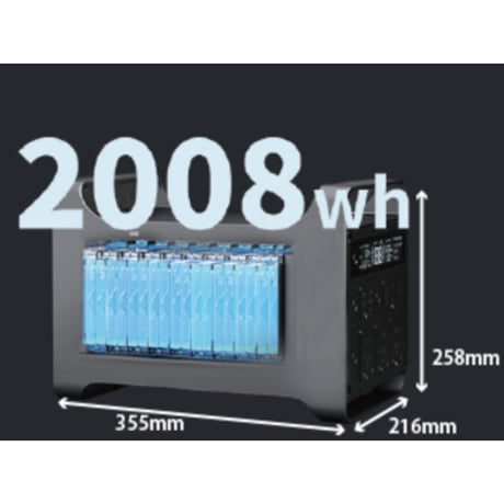 【関西・中国・四国限定特別価格】2008Wh半固体ポータブル電源SSP-2000(GUARDIAN)×2台