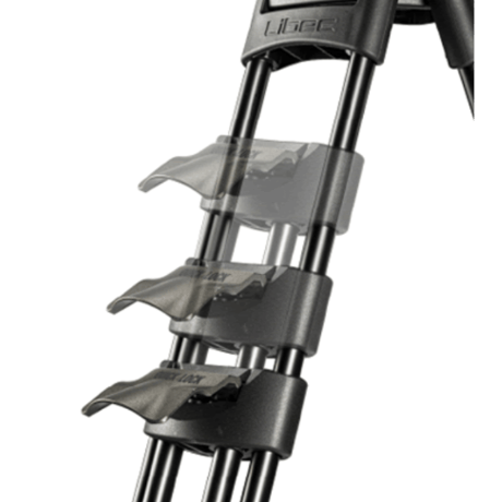 Libec HS-450MQ　完全バランスクイックロック3段アルミ三脚(ミッドスプレッダータイプ）(税込み定価￥343,200)