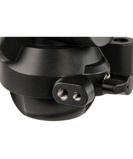Libec HS-350MQ　完全バランスクイックロック3段アルミ三脚(ミッドスプレッダータイプ）(税込み定価￥291,500)