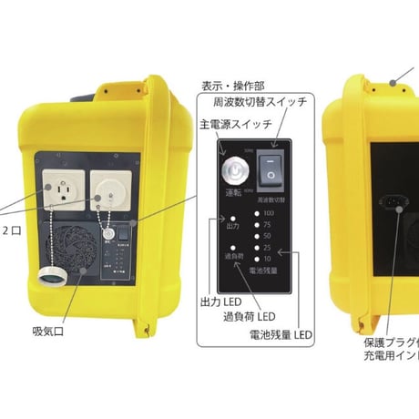 3100Wh 大容量ポータブル電源プロユースモデル　IPS-2100A(PRO)