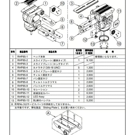 Libec　RSP-850　プロンプター最適高機能三脚（グランドスプレッダーモデル）　(税込み定価￥877,800)