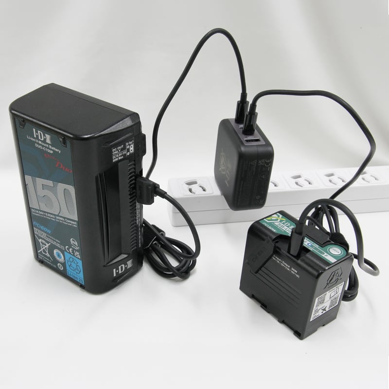 バッテリーチャージャーIDX DBC-440a USB PD充電器 UC-PD3 | アイ・ディー・エクス ストア