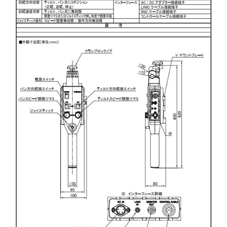 Libec　REMO30　リモートヘッド(税込み定価￥495,000)