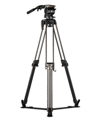 Libec HS-150QC　一眼ムービー用完全バランスクイックロック3段カーボン三脚(グランドスプレッダータイプ）(税込み定価￥231,000)