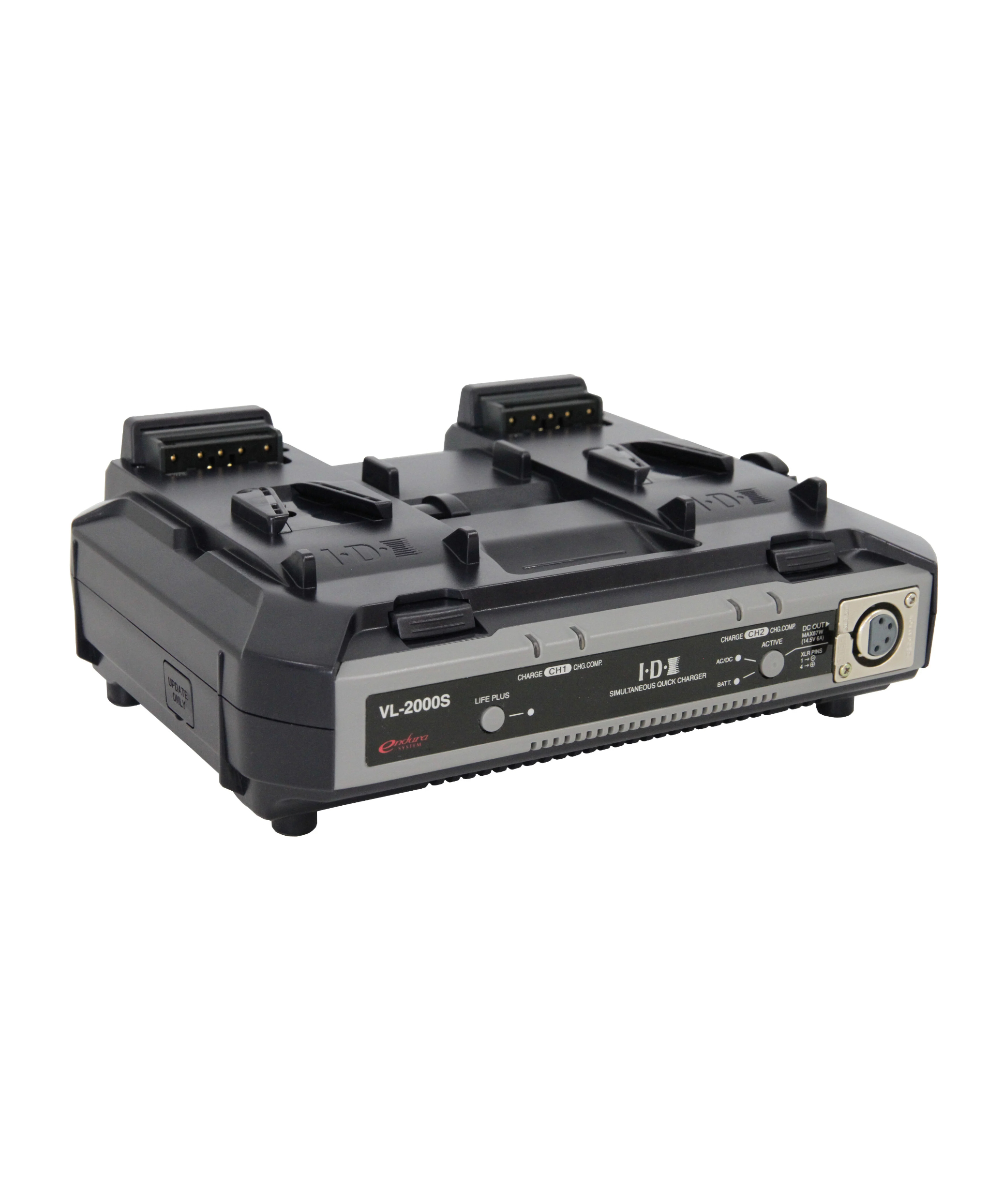 ACアダプター機能付2ch同時急速充電器 VL-2000S | アイ・ディー