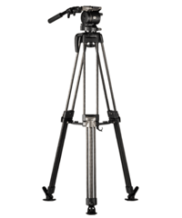 Libec HS-150MQC　一眼ムービー用完全バランスクイックロック3段カーボン三脚(ミッドスプレッダータイプ）(税込み定価￥231,000)