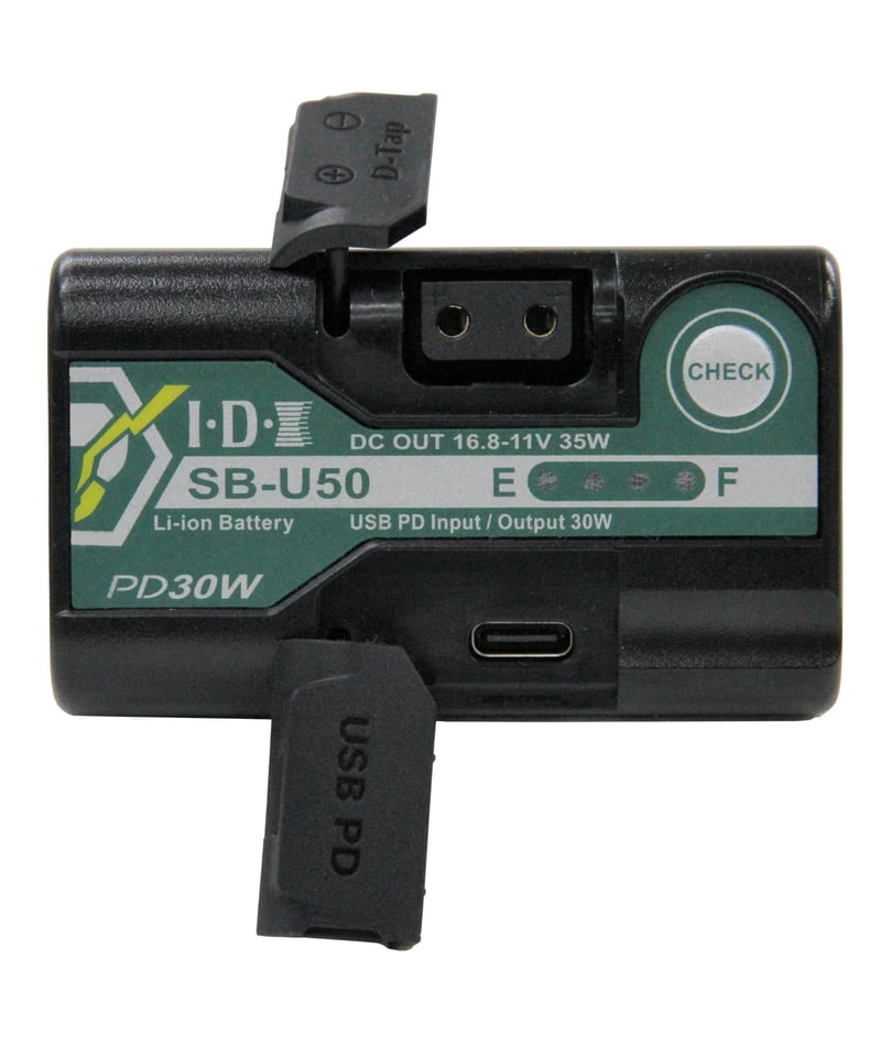 48Wh（14.4V/3.3Ah） Sony BP-U 14.4Vタイプリチウムイオン