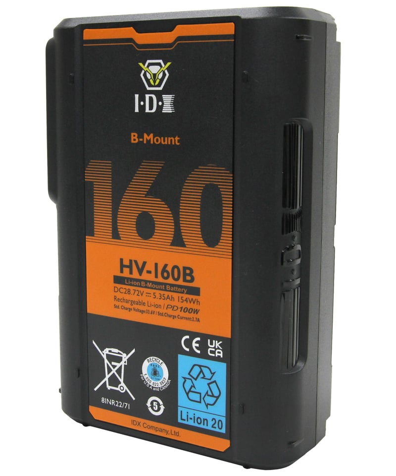 154Wh(28.72V/5.35Ah) 28.8V Bマウントタイプリチウムイオンバッテリー