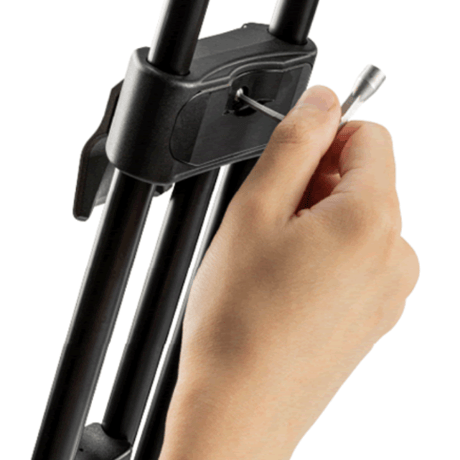 Libec HS-350Q　完全バランスクイックロック3段アルミ三脚(グランドスプレッダータイプ）(税込み定価￥291,500)