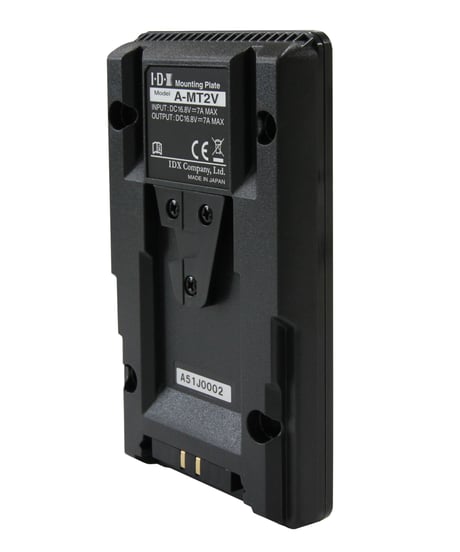 ビデオカメラ IDX V-Mount Camera Adaptor A-E2DT-2N P-V2 (V-Mount Adapter Plate with D-Tap & Digi-View)