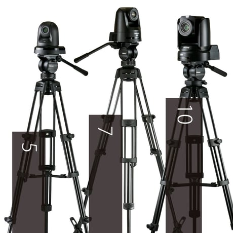 Libec LX10M　大型(16kg以下)PTZカメラ専用3段三脚（ミッドスプレッダーモデル）　(税込み定価￥292,600)
