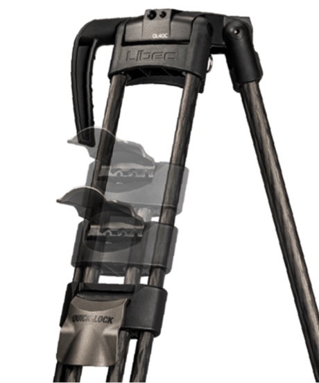 Libec NX-200QC　小型(4kg以下）カメラ用クイックロック・カーボン3段三脚（グランドスプレッダーモデル）　(税込み定価￥195,800）