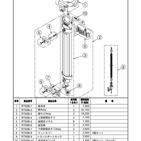 Libec　RSP-750　ハイグレード三脚（グランドスプレッダーモデル）　(税込み定価￥588,500)