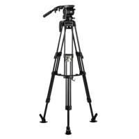 Libec HS-150MQ　一眼ムービー用完全バランスクイックロック3段アルミ三脚(ミッドスプレッダータイプ）(税込み定価￥207,900)