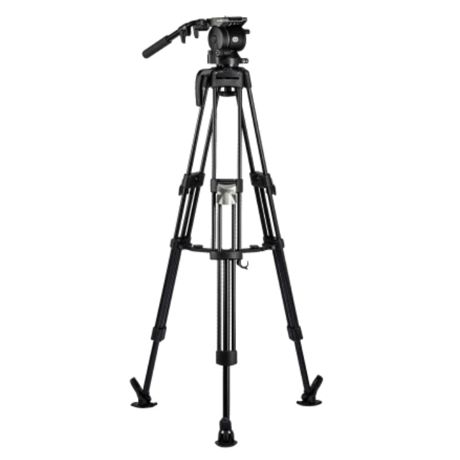 Libec HS-150MQ　一眼ムービー用完全バランスクイックロック3段アルミ三脚(ミッドスプレッダータイプ）(税込み定価￥207,900)