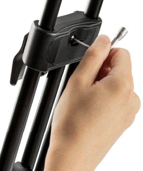 Libec HS-150MQC　一眼ムービー用完全バランスクイックロック3段カーボン三脚(ミッドスプレッダータイプ）(税込み定価￥231,000)