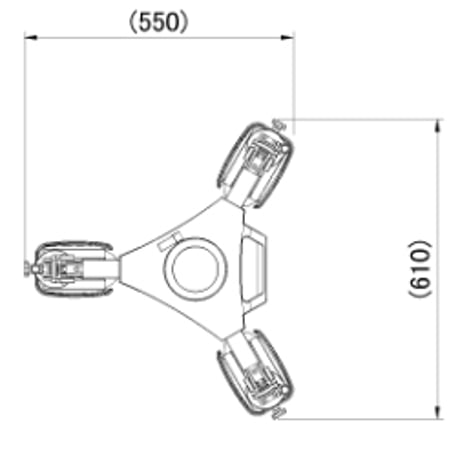 Libec　DL-10RB compact　脚RT30B / 40RB / 50B / 50C / T102RB / T103RB / T103C用コンパクトドリー(税込み定価￥206,800)