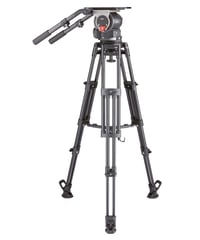 Libec　QD-10M　大型プロンプター/小型ボックスレンズに適したフラッグシップ三脚（ミッドスプレッダーモデル）　(税込み定価￥1,200,100)