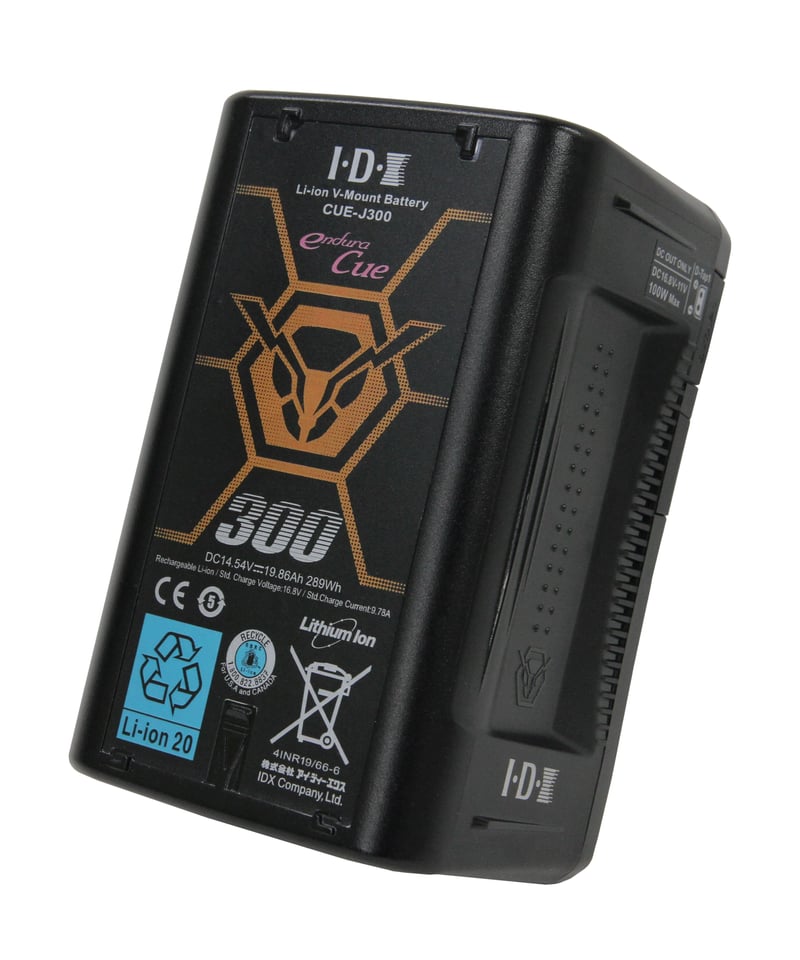 289Wh(14.54V/19.86Ah) Vマウントタイプリチウムイオンバッテリー CUE-