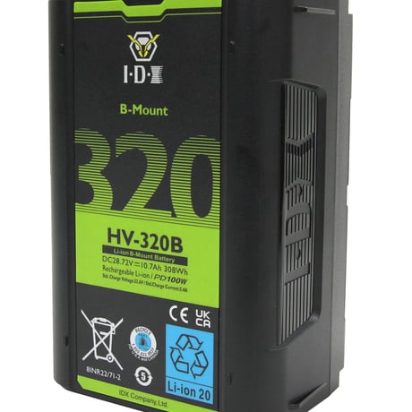28.8V B-Mountバッテリー HV-320B　(308Wh)