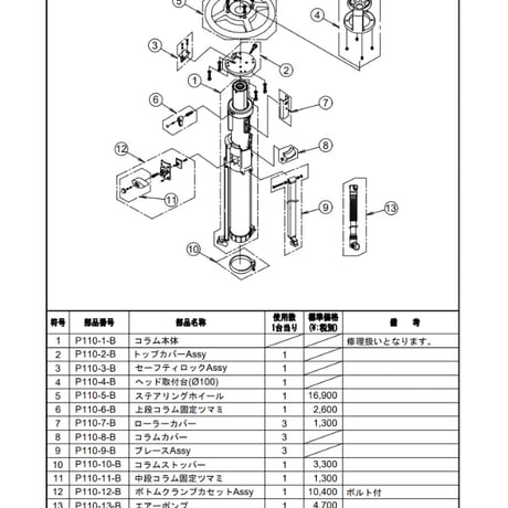 Libec　RSP-750PD(B)　小型ペデスタル三脚 中継タイプ(ヘッドRHP75）(税込み定価￥988,900)