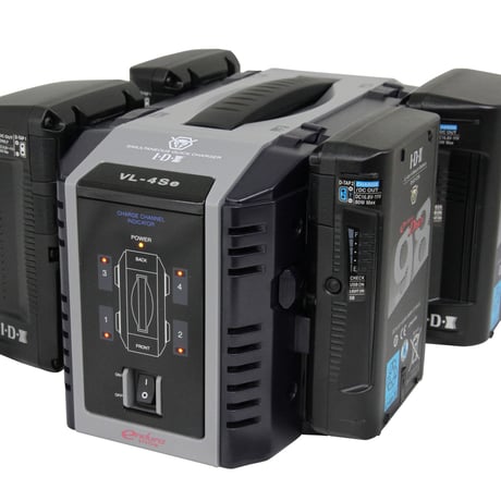 V-Mountバッテリー 4ch同時急速充電器　VL-4Se