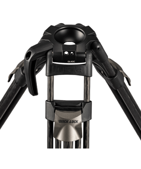 Libec HS-250MQC　完全バランスクイックロック3段カーボン三脚(ミッドプレッダータイプ）(税込み定価￥261,800)