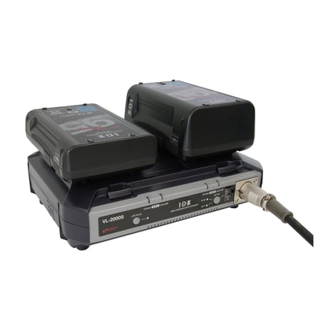 ACアダプター機能付2ch同時急速充電器　VL-2000S