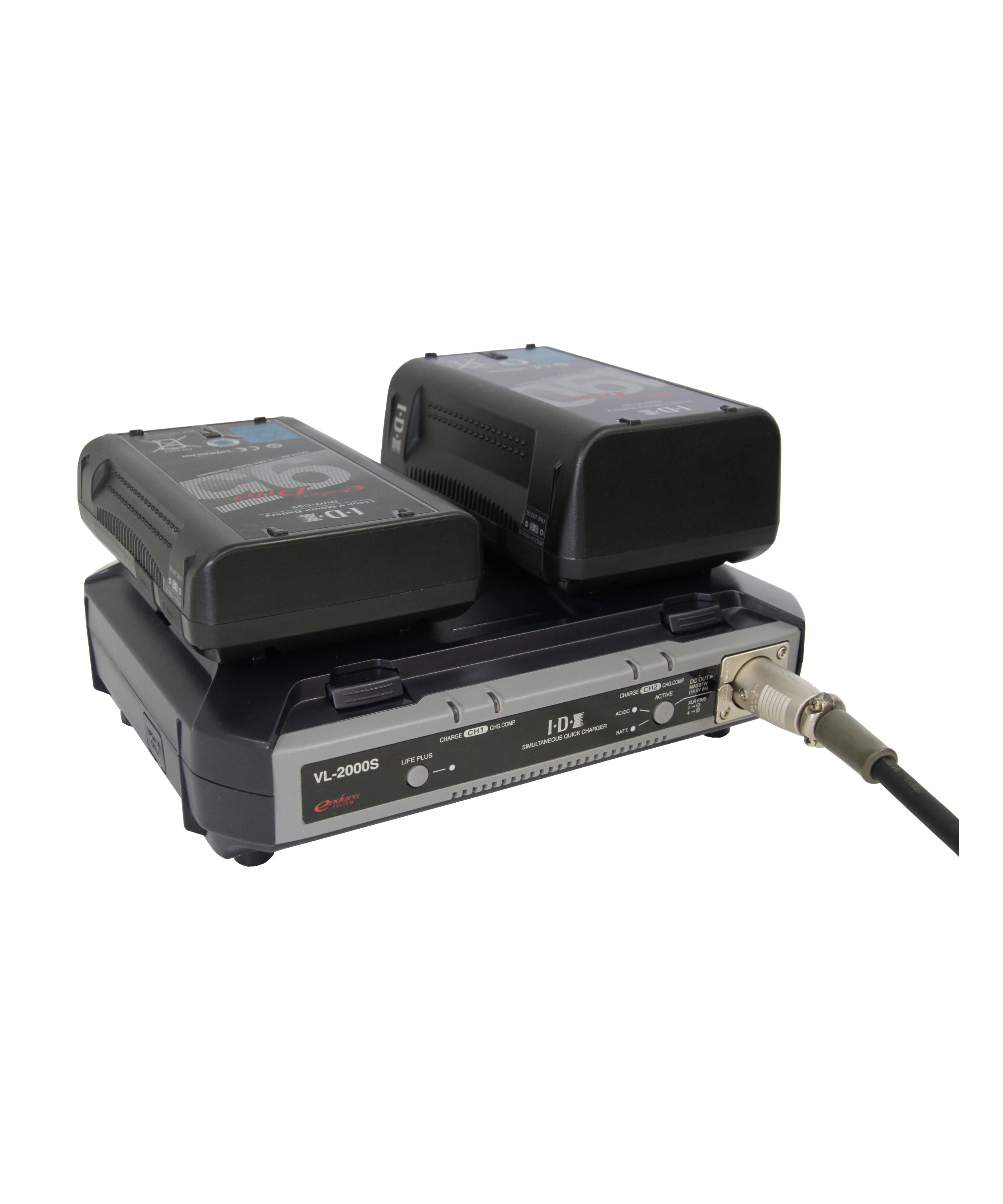 【極美品・元箱付】IDX VL-2000S Vマウント 2ch同時急速充電器 original