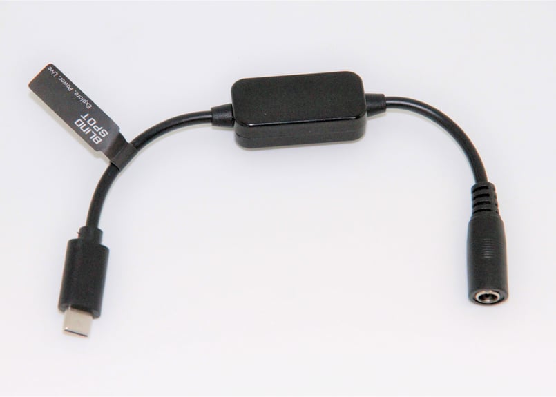 USB-C PD⇒5.5mm（ピン2.1㎜）コネクタ電源ケーブル(8.4VDC) POWER