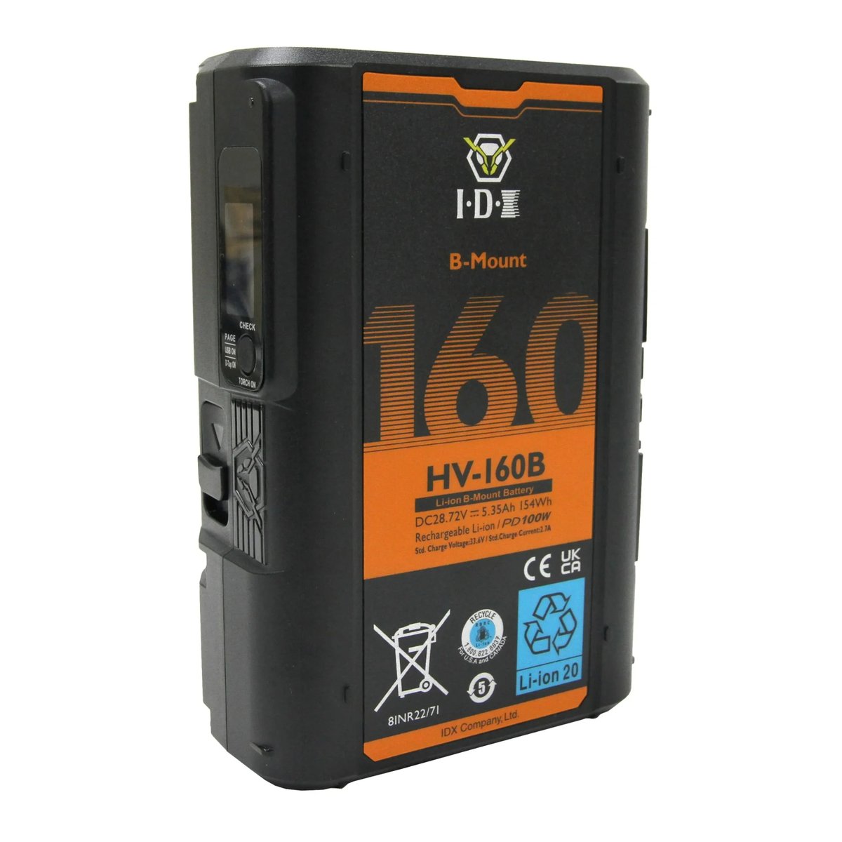 28.8V B-Mountバッテリー HV-160B (154Wh ) | アイ・ディー・エク