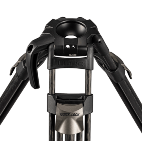 Libec HS-450MQC　完全バランスクイックロック3段カーボン三脚(ミッドスプレッダータイプ）(税込み定価￥379,500)