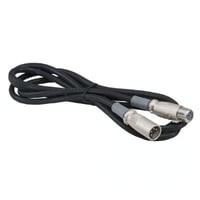 DCストレートコード（2ｍ キャノン４pinオス・キャノン4pinメス）　DC-S2 BK