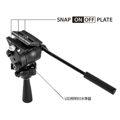 Libec TH-V　 小型(5kg以下）カメラ用無段階可変フリクション3段三脚　(税込み定価￥60,500）