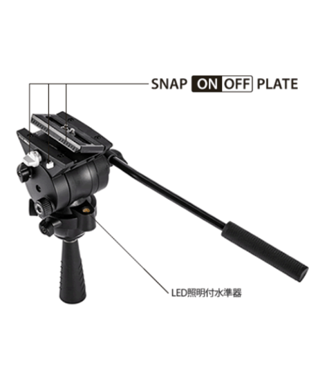 Libec TH-V　 小型(5kg以下）カメラ用無段階可変フリクション3段三脚　(税込み定価￥60,500）