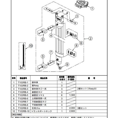 Libec　RSP-850M　プロンプター最適高機能三脚（ミッドスプレッダーモデル）　(税込み定価￥877,800)
