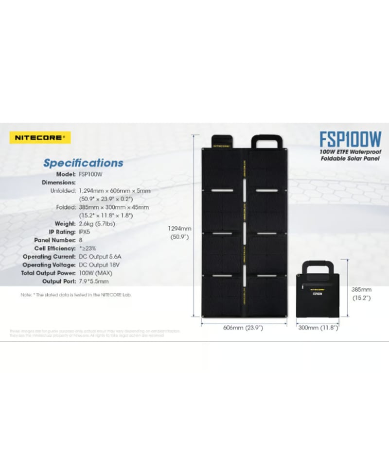 防水折りたたみ式ソーラーパネル FSP100W (税込み定価¥45,320 防水折りたたみ式ソーラーパネル FSP100W (税込み定価¥45,320