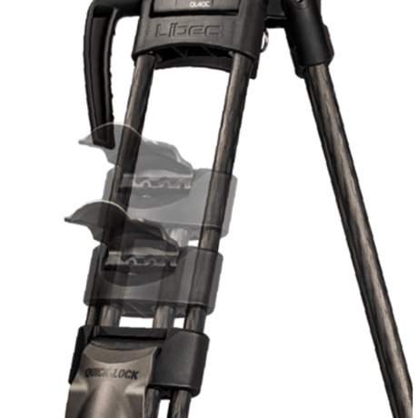 Libec HS-450MQC　完全バランスクイックロック3段カーボン三脚(ミッドスプレッダータイプ）(税込み定価￥379,500)