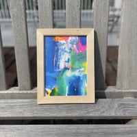 アクリル画「blue」