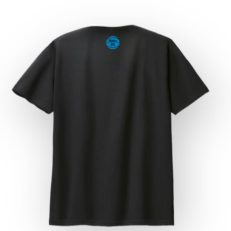 MC short tee【DRY】BLACK(sapphire)