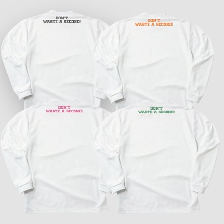 DWS long tee【DRY】WHITE