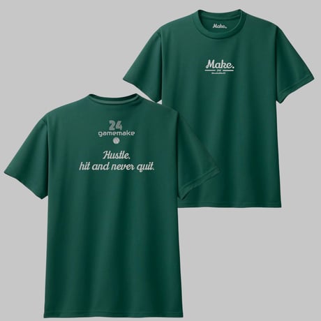 HSL  short tee 【DRY】 IVY GREEN
