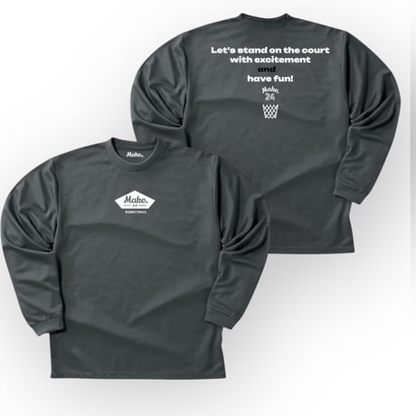 HF long tee 【DRY】  DARK GRAY